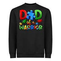 Black dad of a warrior Heavyweight Sweatshirt - Artiststas