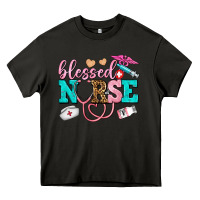 Asphalt blessed nurse Heavy Core Tee - AdoDesignShop