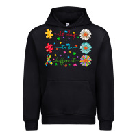 Black It's Okay To Be Different Urban Hoodie - CowhideDigitalArt