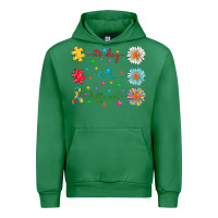 Emerald It's Okay To Be Different Urban Hoodie - CowhideDigitalArt
