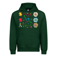Forest Green It's Okay To Be Different Urban Hoodie - CowhideDigitalArt
