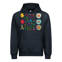 Navy It's Okay To Be Different Urban Hoodie - CowhideDigitalArt