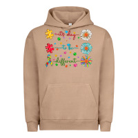 Pigment Burro It's Okay To Be Different Urban Hoodie - CowhideDigitalArt