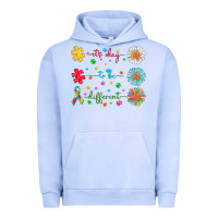 Pigment Grape Ice It's Okay To Be Different Urban Hoodie - CowhideDigitalArt