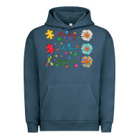 Pigment Midnight Navy It's Okay To Be Different Urban Hoodie - CowhideDigitalArt