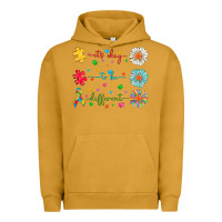Pigment Peanut Butter It's Okay To Be Different Urban Hoodie - CowhideDigitalArt