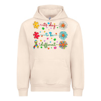 Sandshell It's Okay To Be Different Urban Hoodie - CowhideDigitalArt