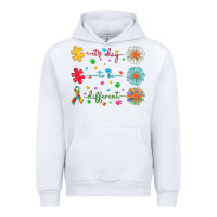 White It's Okay To Be Different Urban Hoodie - CowhideDigitalArt