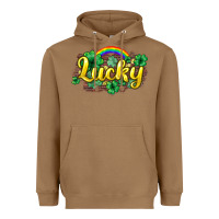 Toasted Coconut Lucky St. Patrick's Day Heavyweight Hoodie - HowdyJamesFarm