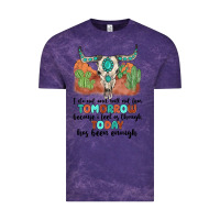 Cloud Purple i do not and will not fear tomorrow Vintage Tee - MaliasSmallBusiness