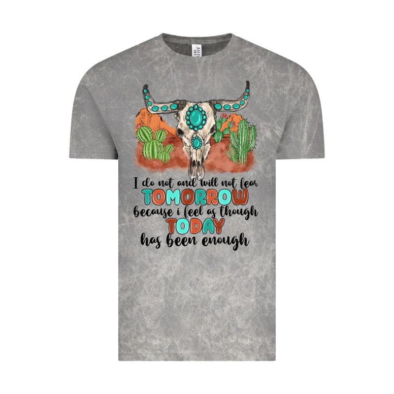 I Do Not And Will Not Fear Tomorrow Vintage Tee by MaliasSmallBusiness | Teevron