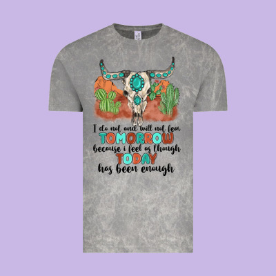I Do Not And Will Not Fear Tomorrow Vintage Tee Designed By Maliassmallbusiness