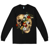 Black nature skull Long Sleeve Tee - RanaPortraitStore