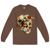 Chestnut nature skull Long Sleeve Tee - RanaPortraitStore