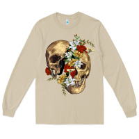 Mushroom nature skull Long Sleeve Tee - RanaPortraitStore