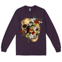 Plum nature skull Long Sleeve Tee - RanaPortraitStore