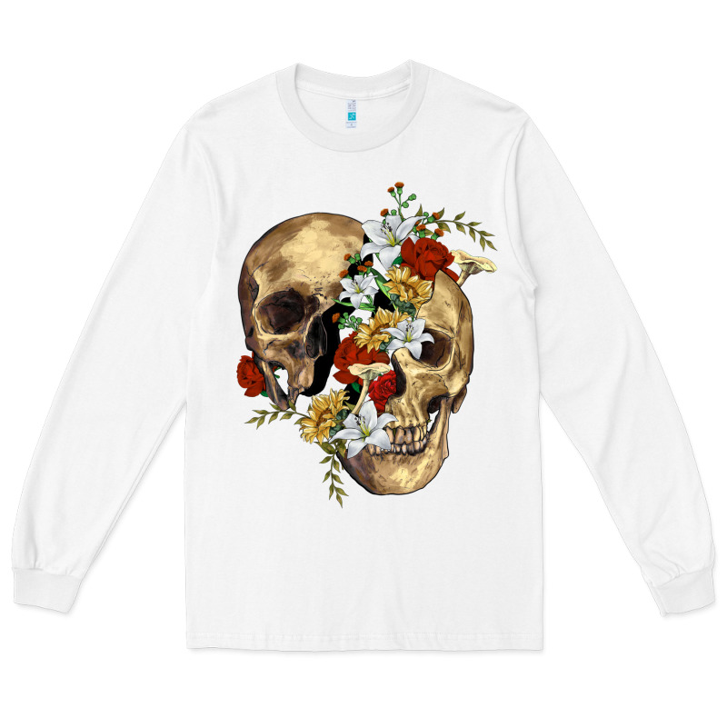 Nature Skull Long Sleeve Tee by RanaPortraitStore | Teevron