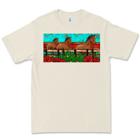 Bone horses roses ann cactuses license plate Premium Tee - Artiststas