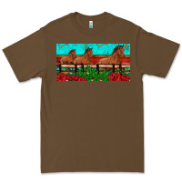 Cacao horses roses ann cactuses license plate Premium Tee - Artiststas