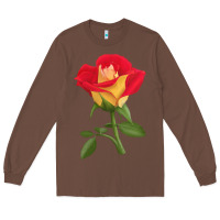 Chestnut Ketchup And Mustard Rose Long Sleeve Tee - LillyAllenDesigns