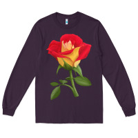 Plum Ketchup And Mustard Rose Long Sleeve Tee - LillyAllenDesigns