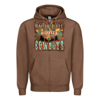 Chestnut Raising hell with the hippies and the cowboys Zipper Hoodie - HowdyJamesFarm