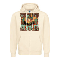 Sandshell Raising hell with the hippies and the cowboys Zipper Hoodie - HowdyJamesFarm