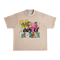 French Oak my first day of 1st grade Urban Heavy Tee - NancyCooperArtShop