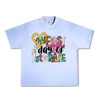 My First Day Of 1st Grade Urban Heavy Tee | Teevron