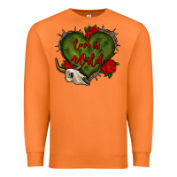 Carrot love is wild with bullskull olivia Premium Sweatshirt - OliviaCreatesArt