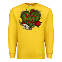 Lemon love is wild with bullskull olivia Premium Sweatshirt - OliviaCreatesArt
