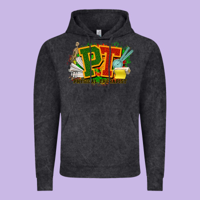 Pt Physical Therapist Juneteenth Vintage Hoodie Designed By Nancycooperartshop
