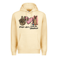 Pina Colada peace love german shepherd Premium Hoodie - JahusDesignShop