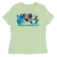 Matcha peace love winter ado Ladies Tee - AdoDesignShop
