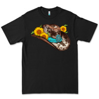 Black cowboy hat Premium Tee - AdoDesignShop