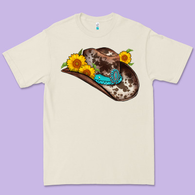 Cowboy Hat Premium Tee Designed By Adodesignshop