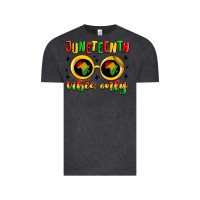 Vintage Black juneteenth vibes only Vintage Tee - MaliasSmallBusiness