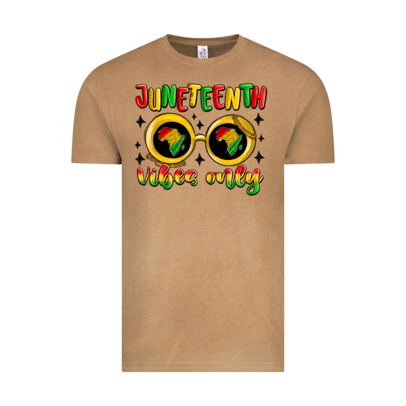 Juneteenth Vibes Only Vintage Tee by MaliasSmallBusiness | Teevron