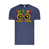 Vintage Denim juneteenth vibes only Vintage Tee - MaliasSmallBusiness