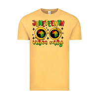 Vintage Mustard juneteenth vibes only Vintage Tee - MaliasSmallBusiness