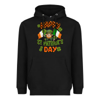 Black happy st patricks day Heavyweight Hoodie - CowGirlArtShop