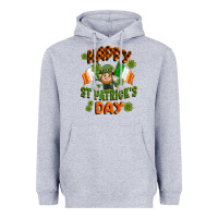Heather Grey happy st patricks day Heavyweight Hoodie - CowGirlArtShop