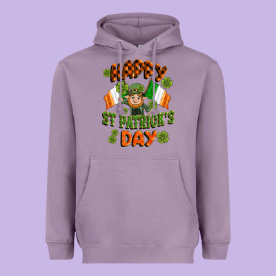 Happy St Patricks Day Heavyweight Hoodie Designed By Cowgirlartshop