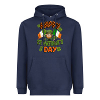 Navy happy st patricks day Heavyweight Hoodie - CowGirlArtShop
