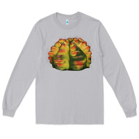 Moon Dust Gymnocalycium Variegated Cactus Long Sleeve Tee - LillyAllenDesigns