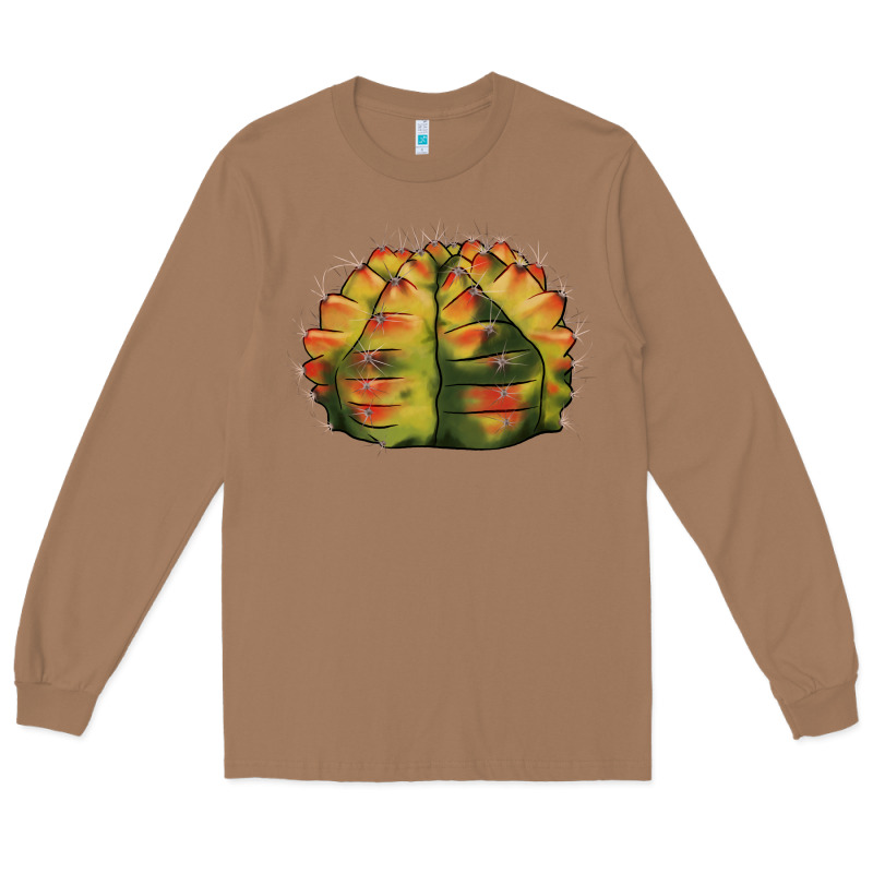 Gymnocalycium Variegated Cactus Long Sleeve Tee by LillyAllenDesigns | Teevron