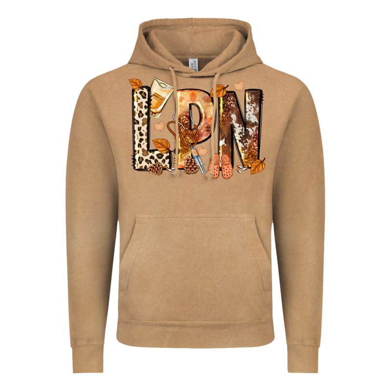 Lpn Licensed Practical Nurse Vintage Hoodie by NancyCooperArtShop | Teevron