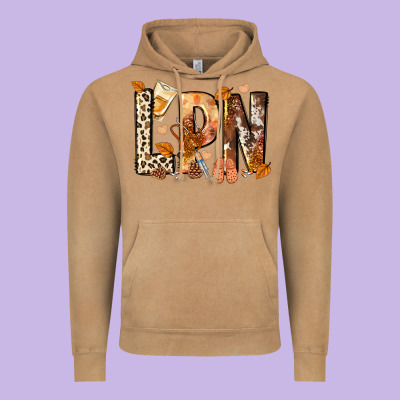 Lpn Licensed Practical Nurse Vintage Hoodie Designed By Nancycooperartshop