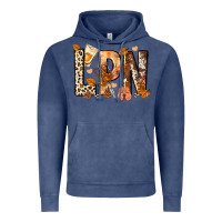 Vintage Denim lpn licensed practical nurse Vintage Hoodie - NancyCooperArtShop
