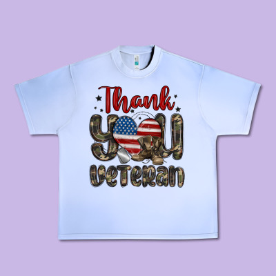 Thank You Veteran Urban Heavy Tee Designed By Maliassmallbusiness